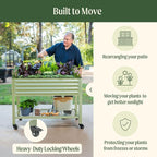Rolling Elevated Raised Garden Bed-V Series, 700 Lbs Weight Capacity, Outdoor - Image 4