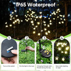 Solar Garden Lights Outdoor, Solar Lights Outdoor Decorative Waterproof - Image 2