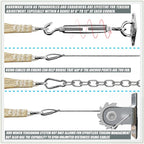 Amgo Custom Size 13' x 23' x 26.4' Gray Right Triangle Sun Shade Sail UPF50+ - Image 3