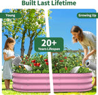 Kesfitt Raised Garden Bed, Oval Open-Bottom Design, 12-Inch Deep - Image 9
