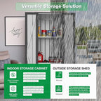 AECOJOY Outdoor Storage Cabinet, Outdoor Cabinets Waterproof - Image 2