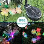 JJGoo 2 Pack Solar Garden Lights, Solar Flower Swaying Light - Image 6