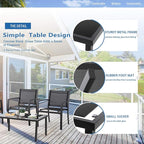 Vongrasig 4 Pieces Patio Furniture Sets, Outdoor Patio Conversation Sets - Image 4
