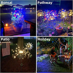 YOTOZU 2 PCS Solar Firework Light, Outdoor Solar Garden Decorative Lights 120 - Image 6