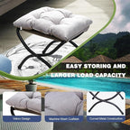 15" Foldable Foot Stool Ottoman - Image 3
