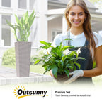 Outsunny 23.6 Inch Tall Planters - Image 9