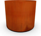 PLANTERCRAFT Corten Steel Metal Planter Box, Round Sizes, Modern Garden Steel by Plantercraft