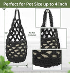 3 Packs Hanging Planters for Indoor Plants up to 4 in., Wall Plant Holder | - Image 3