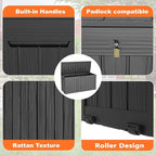 EasyUp 90 Gallon Outdoor Deck Box Waterproof, UV Resistant Resin Outdoor - Image 6
