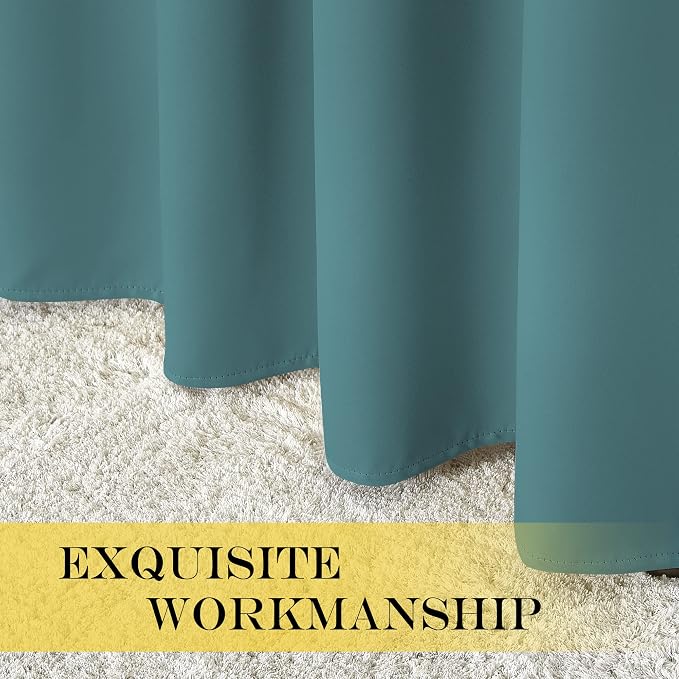 NICETOWN Bedroom Curtain Room Darkening Drapery 102 inches Length - Image 5