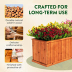 IDZO Wooden Window Box 40 in, Spacious Wooden Planter Boxes - Image 3