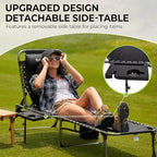 FUNDANGO Chaise Lounge Chair Outdoor, 5-Position Folding Tanning Chair - Image 4