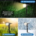 Solar Spot Lights Outdoor Waterproof IP65, 2 Pack Landscape Spotlights - Image 4