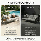 ZANDOR Aluminum Outdoor Patio Furniture - Image 4