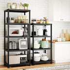 Plastic Storage Shelves, 70.2" H x 11.8" D x 23.62" W Plastic Shelves - Image 7