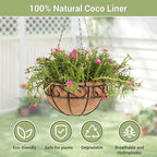 2 Pack 10 inch Metal Hanging Baskets - Image 3