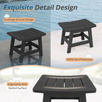 LUE BONA Outdoor Adirondack Ottomans, Footrest Footstool Set of 2, Outdoor Foot - Image 5