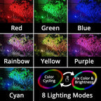 Mini 50X Twin Solar Spot Lights Outdoor Multi Color Changing RGB LED Spotlight - Image 2