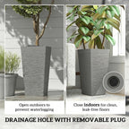 Outsunny 22.8 Inch Tall Planters - Image 8