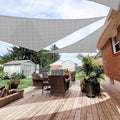 Patio Paradise 14' x 14' x 14' Sun Shade Sail Triangle Canopy Shade Cloth by Patio