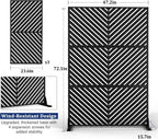 Outdoor Privacy Screen, Freestanding Privacy Fence Panels - Image 2