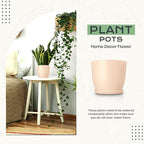 Utopia Home - Plant Pots Indoor - 7/6.6/6/5.3/4.8 Inches Home Decor Flower Pots - Image 4