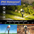 Landscape Lighting, 3W 12V Extendable Low Voltage 6 in 1 Landscape Lights - Image 3