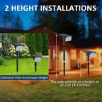 T-SUNUS Christmas Solar Spotlights White 6000K IP65 Waterproof 2-in-1 Outdoor - Image 6