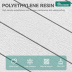 YITAHOME HDPE Patio Dining Table - Image 4