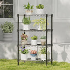 DUMOS 4-Tier Metal Wire Storage Shelves, Adjustable Standing Storage Rack Shelf - Image 8