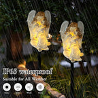 Solar Garden Angel Lights, Waterproof Outdoor Garden Angels Statue Decorations - Image 5