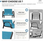 Patio Dining Chairs Set of 4, Stackable Dining Chairs High Back, Breathable - Image 5