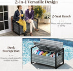 Tangkula 40 Gallon Outdoor Bench - Image 5
