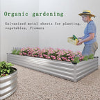 8×2×1FT Galvanized Raised Garden Bed Kit, Metal Planter Boxes，Large Outdoor - Image 7