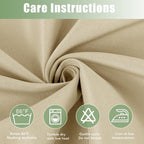 HolidayIdeas Outdoor Curtains for Patio Waterproof, 8 Panels - Image 3