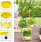 TOSKING 5 Tier Metal Plant Stand Indoor， Plant Shelf, Corner Shelf Flower Pot - Image 8