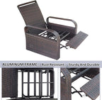 ATR ART TO REAL Outdoor Wicker Recliner Chair - Image 9