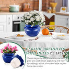 1 Sets African Violet Pots 7.5 Inch Self Watering Pot - Image 6