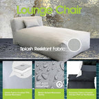 Outdoor Bean Bed Chair Sun Lounger, Outdoor Couch Sofa - Image 8