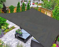 AsterOutdoor Sun Shade Sail Rectangle 10' x 10' UV Block Canopy by AsterOutdoor