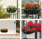 2PCS 24Inch Upgraded Planter Basket Liners Fabric Window Box Liners Felt Trough - Image 6