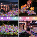 Solar Garden Lights Outdoor, Waterproof Solar Butterfly Lights 4 Pack Willow - Image 6