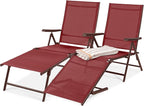 Best Choice Products Set of 2 Outdoor Patio Chaise Lounge Chair Adjustable by BestChoiceProducts