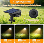 Sucolite 6-Pack Solar Spot Lights Outdoor Waterproof IP65, 3 Lighting Modes - Image 2
