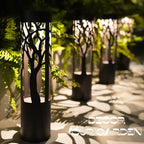 4Pack Solar Pathway Lights Outdoor, Landscape Lighting Dust to Dawn Solar Lights - Image 2