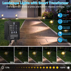 All-in-One Low Voltage Landscape Lighting Kit, 8 Pack Landscape Lights - Image 2