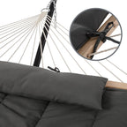 SUNCREAT Hammocks for Outside, Two Person Hammock for Patio, Dark Grey - Image 5