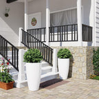 QCQHDU 21 inch Tall Planters for Outdoor & Indoor Plants - Image 7