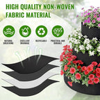 3 Tiered Strawberry Planter for Outdoor Plants, 23.6 Inch Heavy Duty Strawberry - Image 6