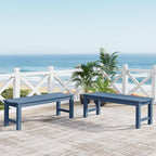 Outdoor Bench, 2-Person Patio Backless Bench Holds up to 800lbs, Weatherproof - Image 9